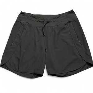 Willit Black Athletic Elastic Waistband Stretchy Shorts Womens Size Large